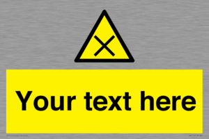 WV5112: Custom Harmful Sign