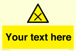 WV5112: Custom Harmful Sign