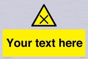 WV5112: Custom Harmful Sign