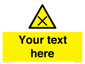 WV5112: Custom Harmful Sign