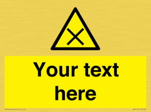 WV5112: Custom Harmful Sign