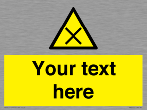 WV5112: Custom Harmful Sign