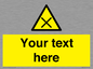 WV5112: Custom Harmful Sign