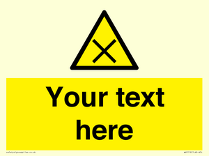 WV5112: Custom Harmful Sign