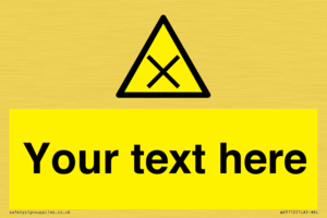 WV5112: Custom Harmful Sign