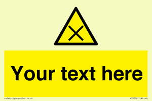 WV5112: Custom Harmful Sign