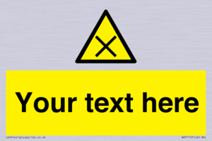 WV5112: Custom Harmful Sign