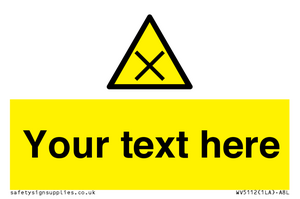 WV5112: Custom Harmful Sign