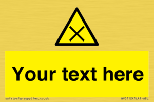 WV5112: Custom Harmful Sign