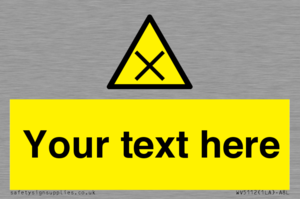 WV5112: Custom Harmful Sign