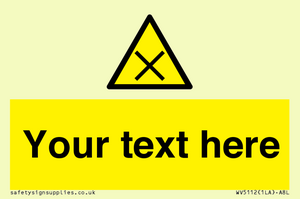 WV5112: Custom Harmful Sign