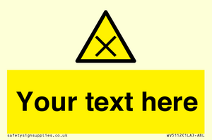 WV5112: Custom Harmful Sign