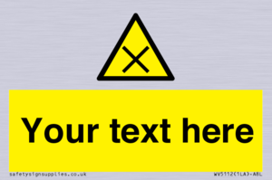 WV5112: Custom Harmful Sign