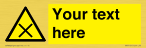 WV5112: Custom Harmful Sign