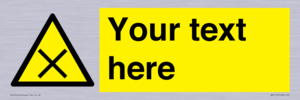 WV5112: Custom Harmful Sign