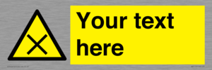 WV5112: Custom Harmful Sign