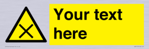 WV5112: Custom Harmful Sign
