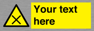 WV5112: Custom Harmful Sign