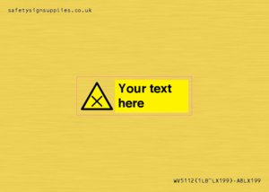 WV5112: Custom Harmful Sign