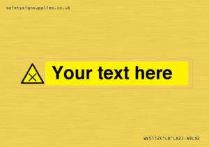 WV5112: Custom Harmful Sign