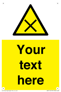 WV5112: Custom Harmful Sign