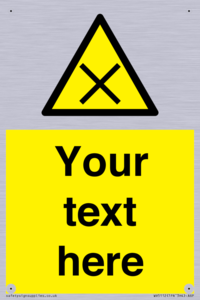 WV5112: Custom Harmful Sign