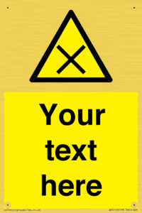 WV5112: Custom Harmful Sign