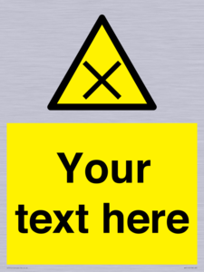 WV5112: Custom Harmful Sign