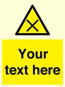 WV5112: Custom Harmful Sign