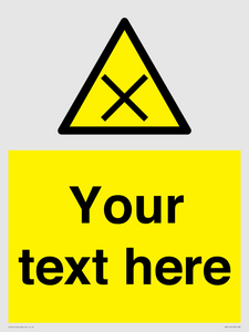 WV5112: Custom Harmful Sign