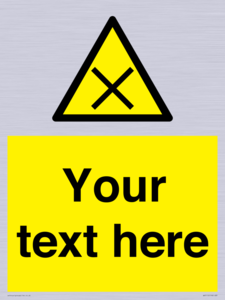 WV5112: Custom Harmful Sign