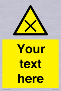 WV5112: Custom Harmful Sign