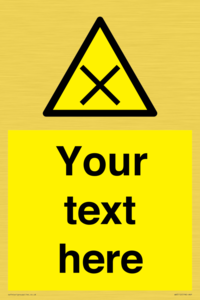 WV5112: Custom Harmful Sign