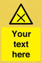 WV5112: Custom Harmful Sign