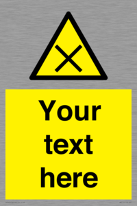 WV5112: Custom Harmful Sign