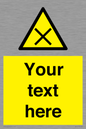 WV5112: Custom Harmful Sign