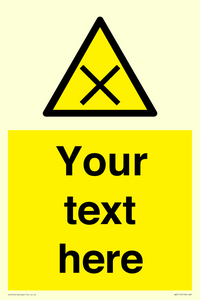 WV5112: Custom Harmful Sign