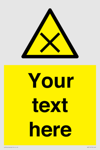 WV5112: Custom Harmful Sign