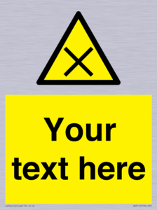 WV5112: Custom Harmful Sign