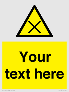 WV5112: Custom Harmful Sign