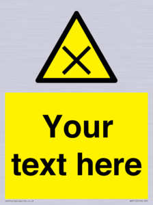 WV5112: Custom Harmful Sign