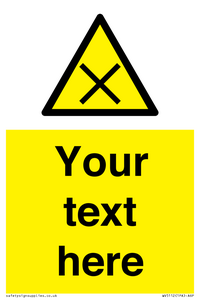 WV5112: Custom Harmful Sign