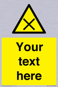 WV5112: Custom Harmful Sign