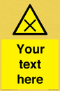 WV5112: Custom Harmful Sign
