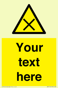 WV5112: Custom Harmful Sign