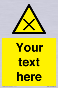 WV5112: Custom Harmful Sign