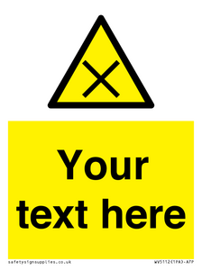 WV5112: Custom Harmful Sign
