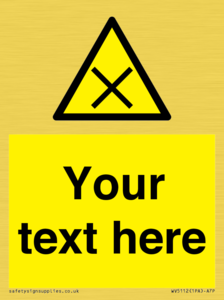 WV5112: Custom Harmful Sign