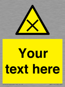 WV5112: Custom Harmful Sign