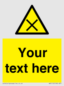 WV5112: Custom Harmful Sign